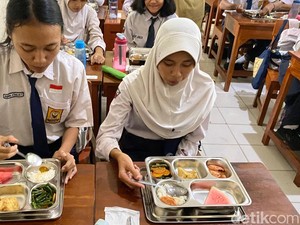 Kata Mendikdasmen soal Makan Bergizi Gratis Tanpa Susu di Semarang