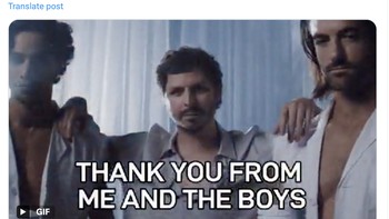 Terima kasih STY dari kami semua. Foto: X.com