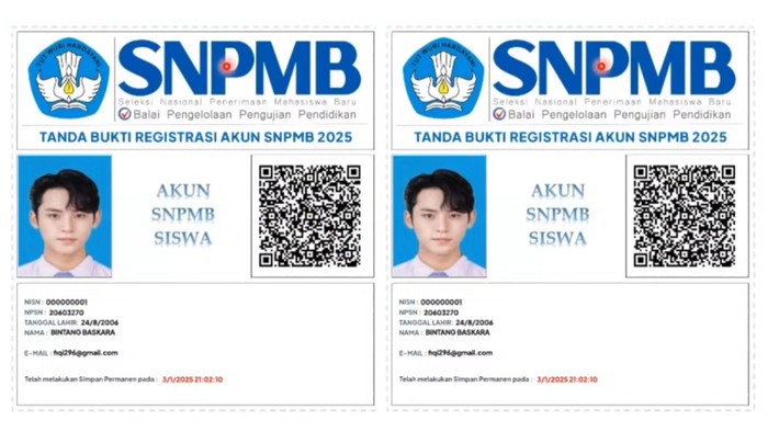 Pasfoto akun SNPMB.