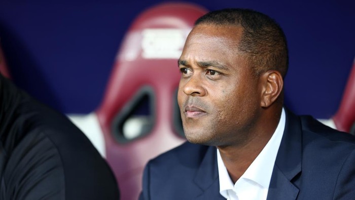 CLUJ, ROMANIA - JULY 27: Patrick Kluivert, head coach of Adana Demirspor follows the UEFA Europa Conference League Second Qualifying Round match between CFR Cluj and Adana Demirspor at Dr Constantin Radulescu Stadium in Cluj, Romania on July 27, 2023. (Photo by Eren Bozkurt/Anadolu Agency via Getty Images)