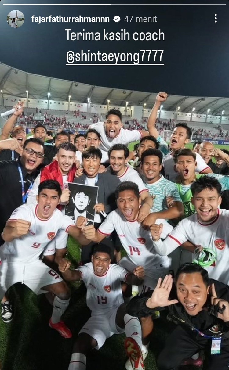 Pemain Timnas Jay Idzes, Nathan Hingga Asnawi Ucapkan Terimkasih STY