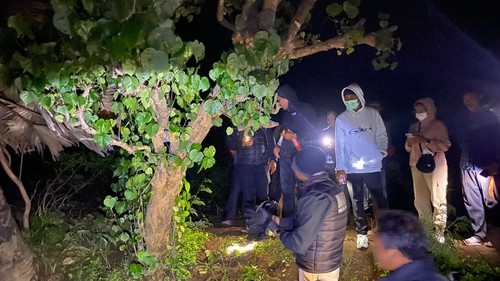 Lokasi penemuan jasad perempuan gantung diri di Desa Songan B, Kintamani, Bangli.