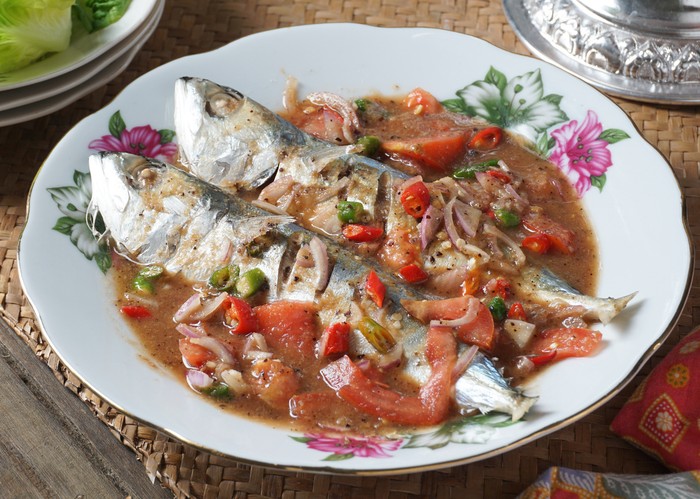 Resep Ikan Kembung Kukus Saus Asam Jawa
