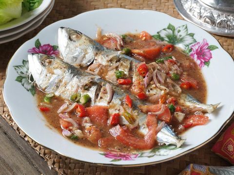 Resep Ikan Kembung Kukus Saus Asam Jawa