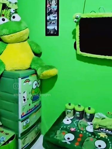 Rumah Tema Keroppi Milik Zheylen Carera