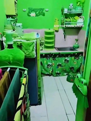 Rumah Tema Keroppi Milik Zheylen Carera