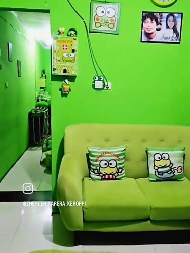 Rumah Tema Keroppi Milik Zheylen Carera