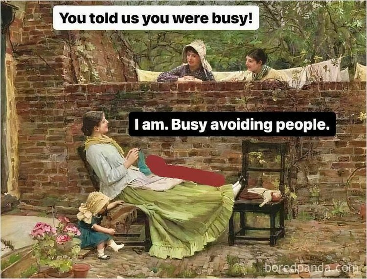 Kumpulan meme dari lukisan klasik berikut ini bikin nyengir sendiri. Habisnya, sindirannya halus banget, bos! Aowkaowk.