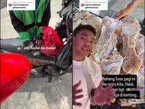 Sopir Ojol Berniat Baik Beritahu Pembeli Soal Menu Babi, Ini Faktanya