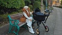 Ini pertama kalinya Syahrini dan Reino Barack membawa Princess R berpelesiran ke luar negeri. Foto: dok. Instagram Syahrini