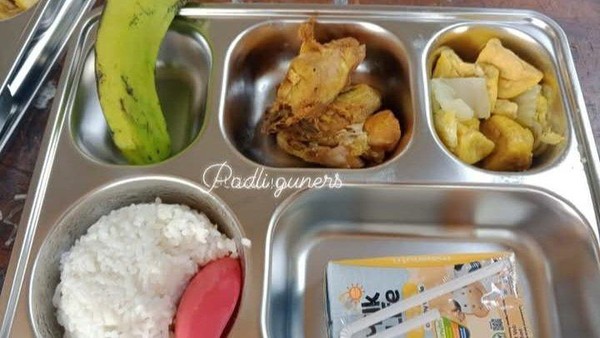 10 Potret Menu Makan Bergizi Gratis yang Viral di Media Sosial
