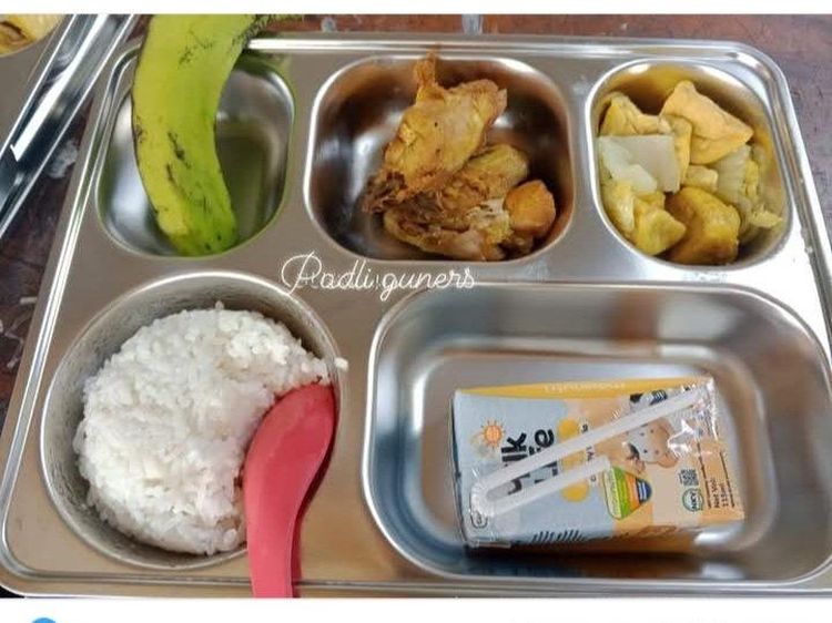 10 Potret Menu Makan Bergizi Gratis yang Viral di Media Sosial