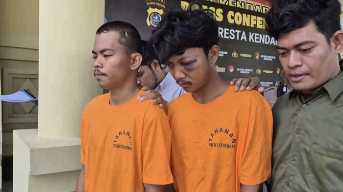 2 Pelaku pembunuhan di Tipulu, Kendari. Dokumen Istimewa