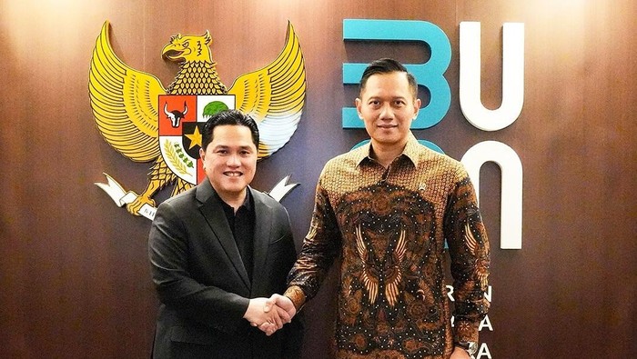 AHY dan Erick Thohir