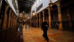 Foto Udara Gereja Kelahiran Yesus Kristus di Bethlehem