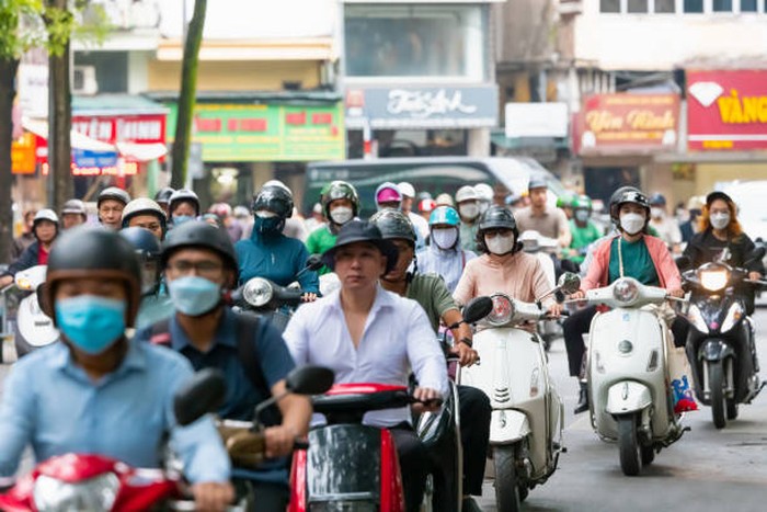 Jalan raya Vietnam.