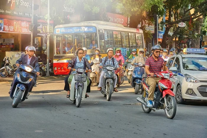 Jalan raya Vietnam.