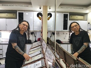 Perjalanan Kent Jadi Seniman Tato yang Mendunia