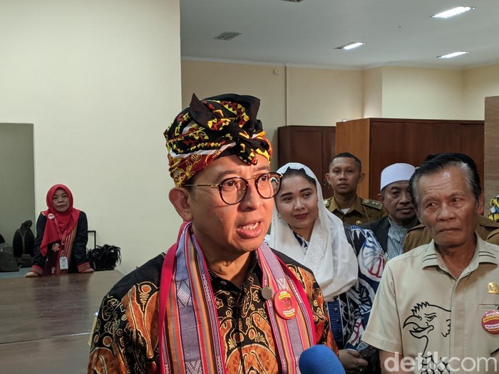 Menteri Kebudayaan Fadli Zon saat di Mataram, NTB, Selasa (7/1/2025).