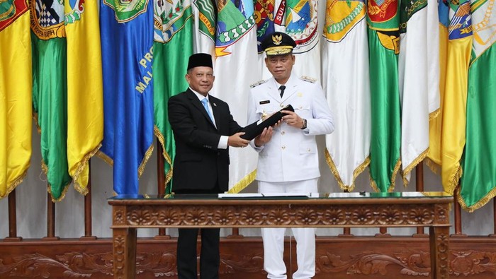 Pelantikan Pj Gubernur Sulsel Fadjry Djufry.