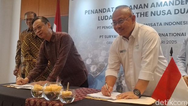 Penandatanganan kerja sama PT SAI dan ITDC