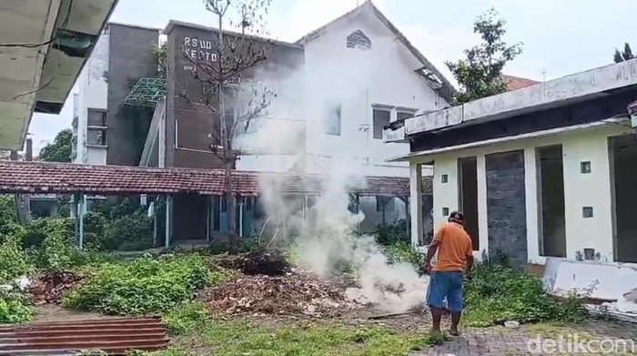 RSUD Kertosono lama di Nganjuk yang sempat dijadikan tempat karaoke.