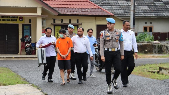 Tersangka penyekapan bernama Rudy alias Atit (39) terhadap korban MT.