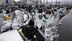 Warga Korsel Demo Saat Badai Salju, Pro-Kontra Penangkapan Presiden