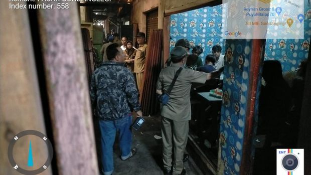 warung kopi cetol malang saat penggerebekan 4 Januari 2025