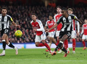 Carabao Cup: Arsenal Tertinggal 0-1 dari Newcastle di Babak I