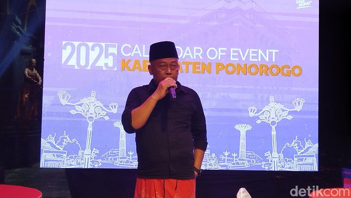 Bupati Giri saat launching kalender event Ponorogo 2025