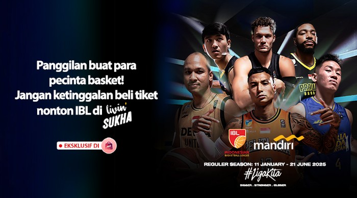 IBL 2025 Akan Segera Dimulai, Beli Tiketnya di Livin Sukha!