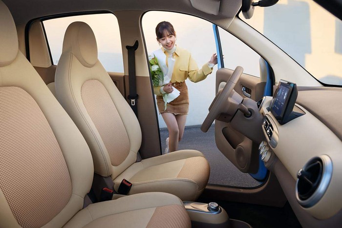 Interior Wuling Hongguang EV.