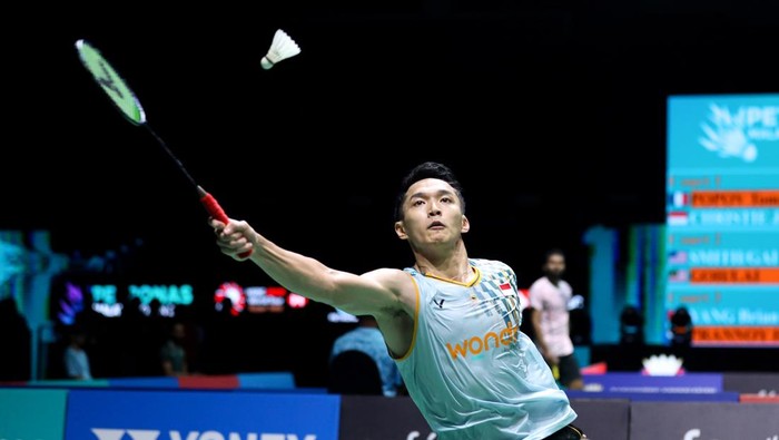 Jonatan Christie langsung kandas di babak pertama Malaysia Open 2025.