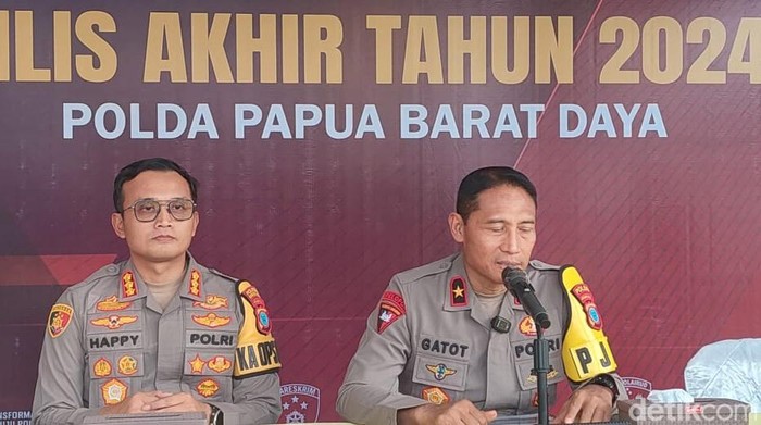 Kapolda Papua Barat Daya Brigjen Gatot Haribowo. Paulus Pulo/detikcom