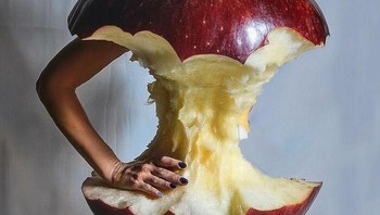 Manusia apel... Foto: Instagram.com/selftasy