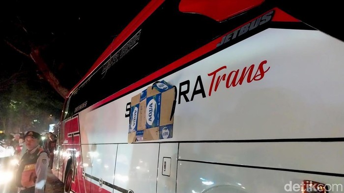 Laka Bus di Kota Batu