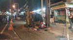 Penampakan Bus Pariwisata Perenggut Nyawa di Kota Batu