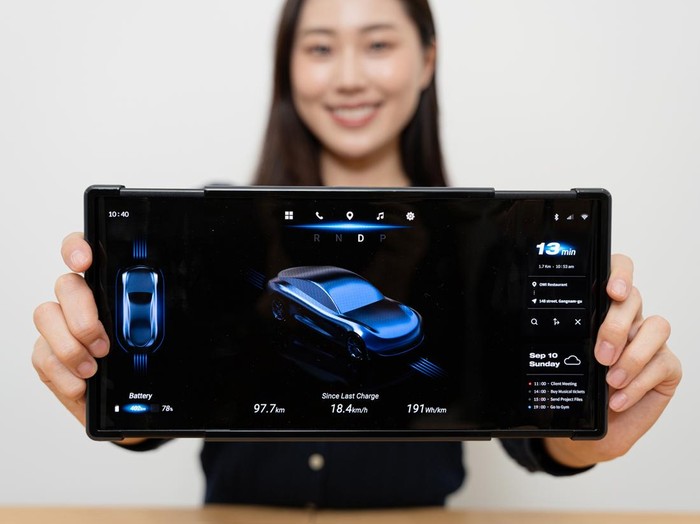 Layar OLED Samsung di CES 2025