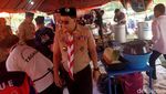 Kwarda Pramuka Jatim Simulasi Makan Bergizi Gratis di Jember