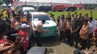 Simulasi penerapan progam makan bergizi gratis oleh Kwarda Pramuka Jatim dibuka oleh Pj Gubenur Jawa Timur Adhy Karyono.