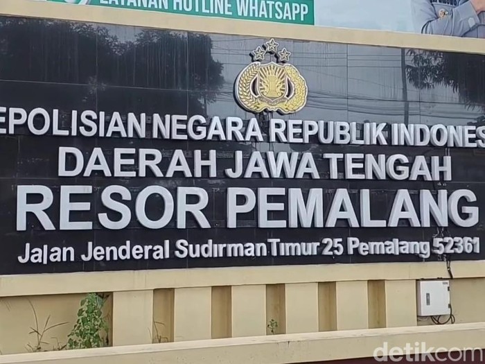 Mapolres Pemalang, Rabu (8/1/2025).