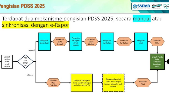 Mekanisme pengisian PDSS 2025 secara manual dan e-rapor
