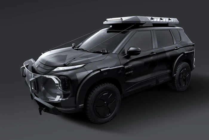 Modifikasi Mitsubishi Outlander PHEV ala game Metal Gear Solid