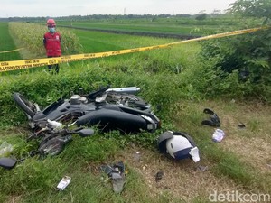 Detik-detik Bus Murni Jaya Terguling di Kulon Progo, Sempat Tabrak Motor Petani