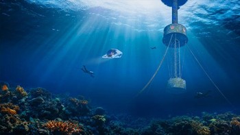 Rüdiger Koch mencetak rekor dunia untuk masa tinggal terlama di air di dalam sebuah hunian di bawah laut. Foto: Ocean Builders