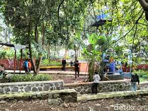 Satpol PP Dikerahkan Buntut Taman di Bandung Rusak Karena Pemburu Koin