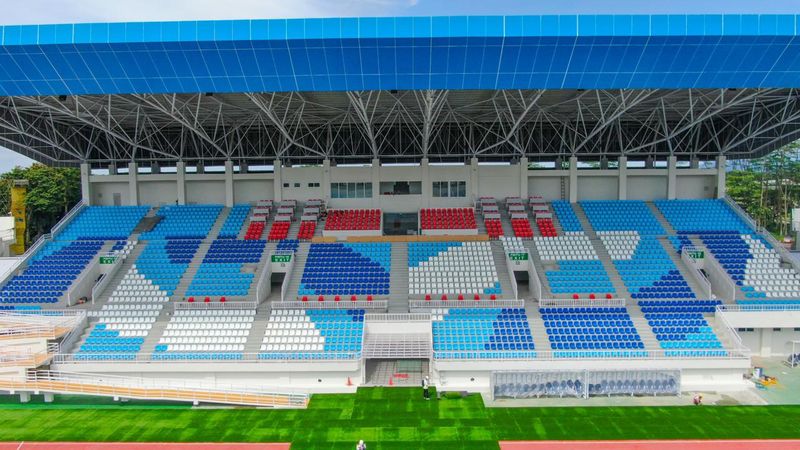 Penampakan progres revitalisasi Stadion Kanjuruhan Malang
