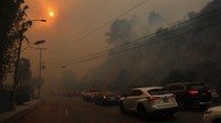Kebakaran meluas dengan cepat dalam hitungan jam saat para pejabat memperingatkan kondisi angin terburuk diperkirakan akan terjadi pada malam hari, yang menyebabkan kekhawatiran bahwa lebih banyak lingkungan akan terpaksa mengungsi. Bara api yang beterbangan membakar pohon palem di persimpangan Sunset Boulevard dan Pacific Coast Highway.