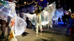 Semarak Karnaval di New Orleans AS Pascatragedi Mobil Tabrak Kerumunan